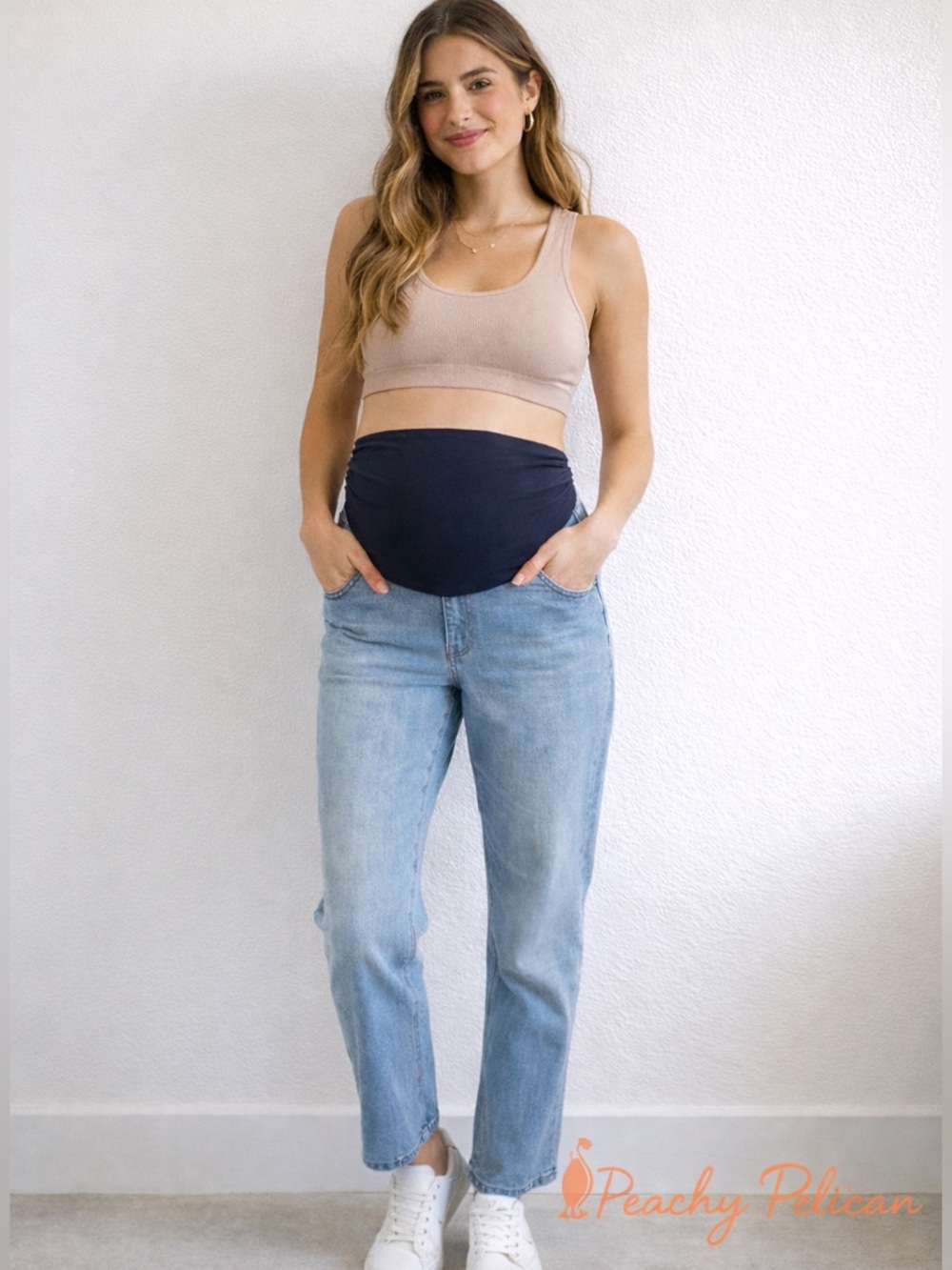 Abercrombie & Fitch Maternity The Ankle Straight Jean 26/2 Short